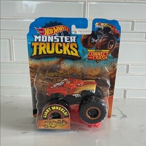 Hot Wheels Monster Truck 1:64 - HOTWEILER with connect and crash car